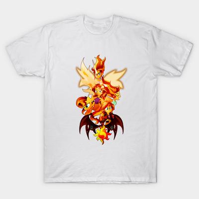 T Shirt Women Sunset Shimmer Harajuku Print Kawaii Tshirt Summer Short Sleeve Female T-Shirt Top Tee