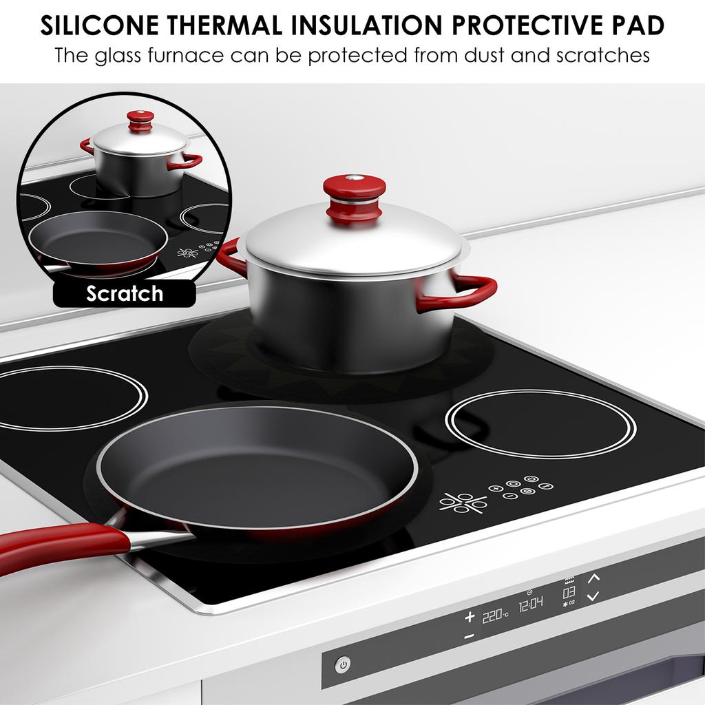 Induktionskochfeldmatte Rutschfeste Silikon Kratzschutz Silikon Thermochromische Induktionskochfeld Schutzabdeckung Topfuntersetzer