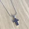 Silver Cross with Cubic Zirkonia (1147443)