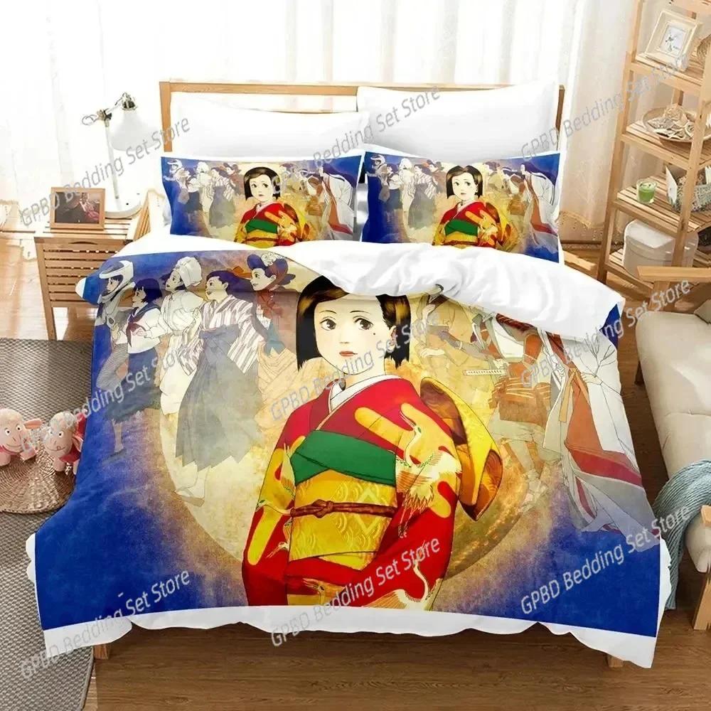 Anime Art Of Satoshi Kon Bedding Set For Bedroom Soft Modern Bedspreads Comefortable Kids Duvet Cover Quilt Cover And Pillowcase