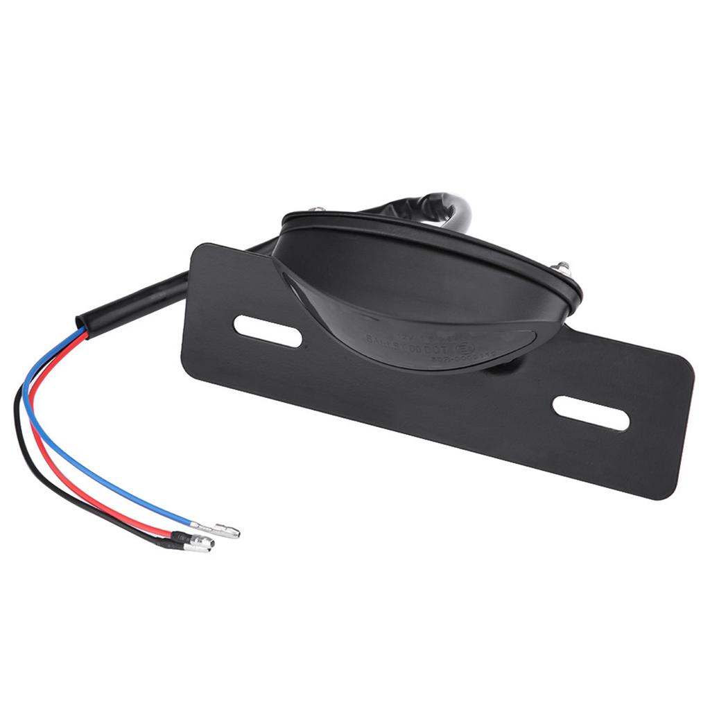 Motorcycle LED Rear Brake Tail Light Stop License Plate Lights for Smoke