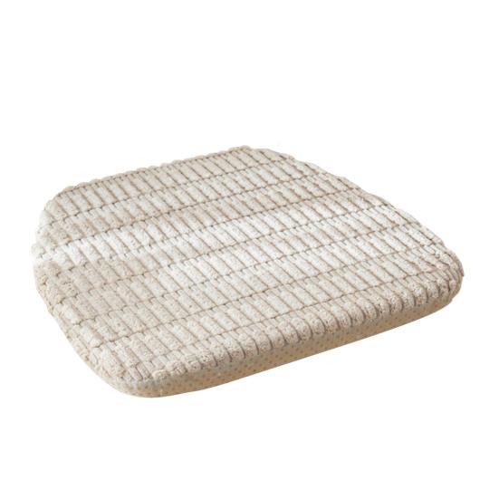 Winter Seat Cushion Stuffed Anti-slip Bottom Quick Rebound Pressure Relief Seat Pad