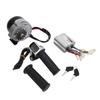 ZY1020 24V 500W 13T Motor Electric cu Reducție prin Angrenaj, Controller pentru Bicicletă Electrică, Mânere de Accelerație cu Afișaj de Putere pentru Modificare Scuter Motocicletă