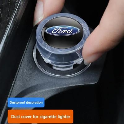 New 2026 Car Sticker 2025 Hot 1pcs Car Cigarette Lighter Dust Cover Waterproof Dust Protector Cover For Ford Focus Mk3 Fiesta Ra