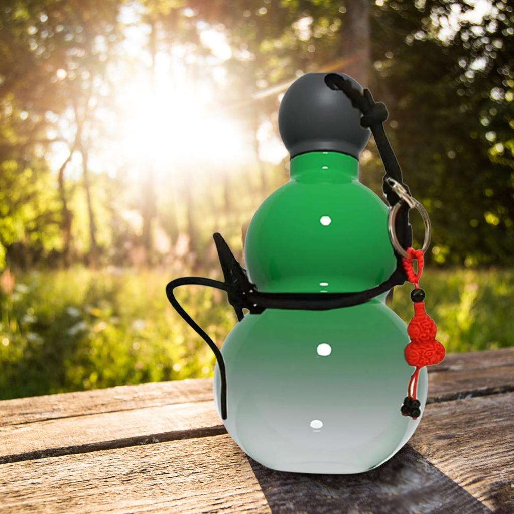 Nová tykev láhev na vodu, tykev inspirovaná čínským retro stylem, plastová láhev na vodu ve stylu tykve pro muže a ženy, cestovní láhev na vodu do posilovny