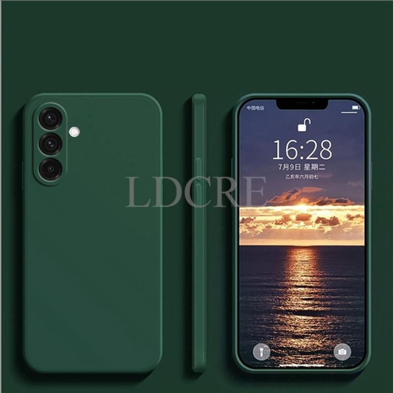 

Для Samsung Galaxy A56 чехол жидкий силиконовый защитный чехол Samsung A56 чехол TPU простой резиновый чехол для телефона Galaxy A56 чехол For Galaxy A56