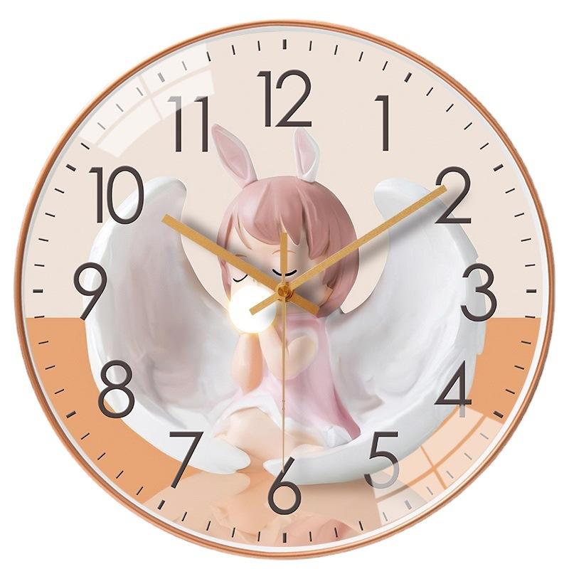 8-inch 20cm Clock Wall Clock Living Room Home Modern Simple Fashion Creative Decoration Silent Clock Watch