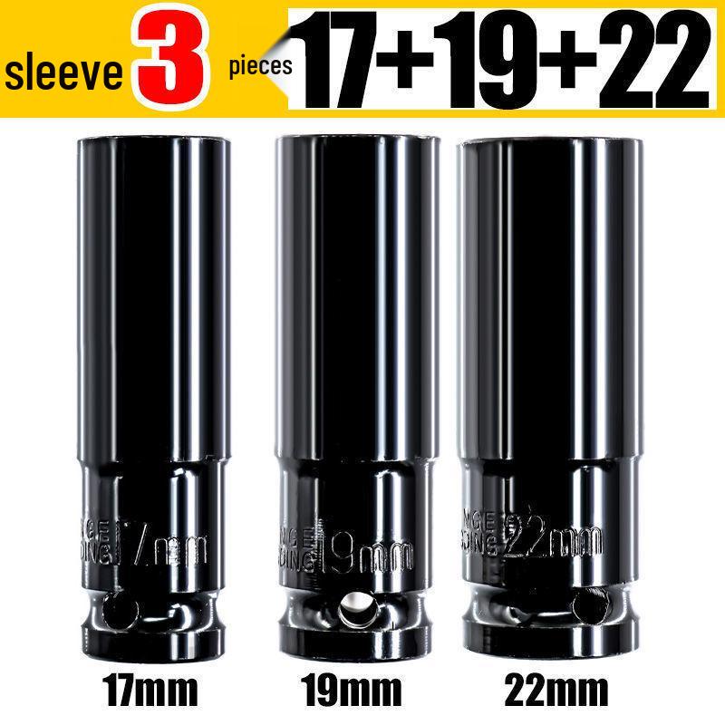 Electric Hex Wrench & Screwdriver Set, 8-32mm - Includes Socket Head, Extension, Air Gun, & Copper Components