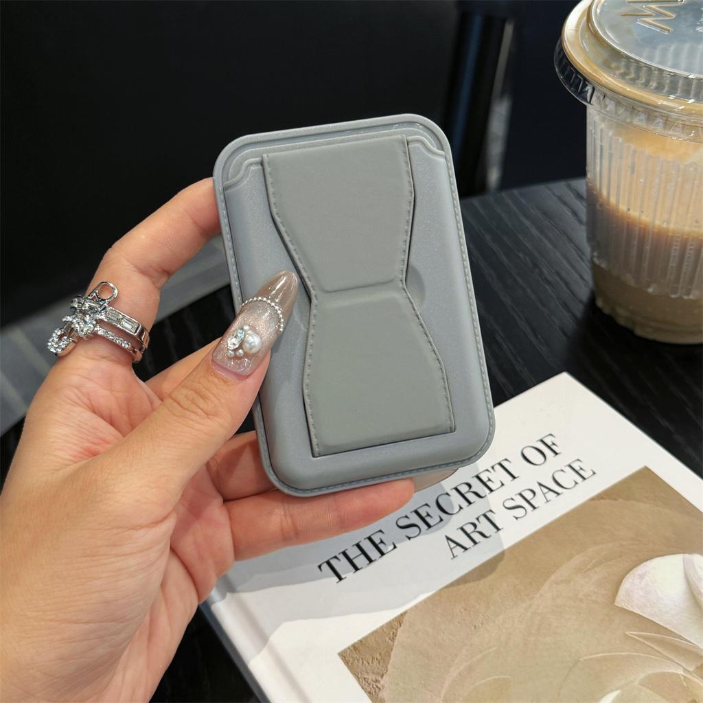 For Magsafe Wallet Holder Card Bag Magnetic Phone Kickstand Suitable for IPhone 16 15 Samsung Magnetic Phone Case Bracket Wallet