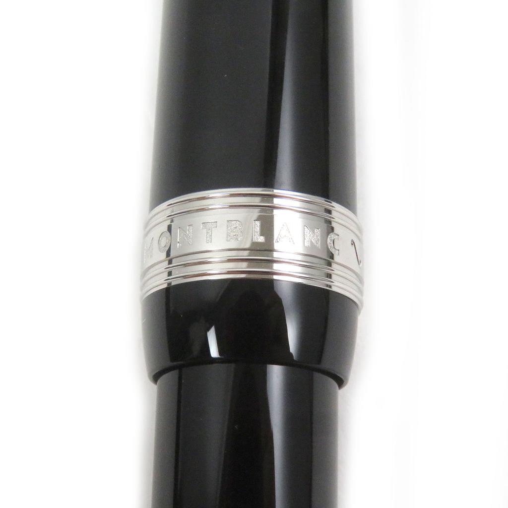Excellent MONTBLANC Ballpoint pen Johann Strauss Donation pen Black Silver Used