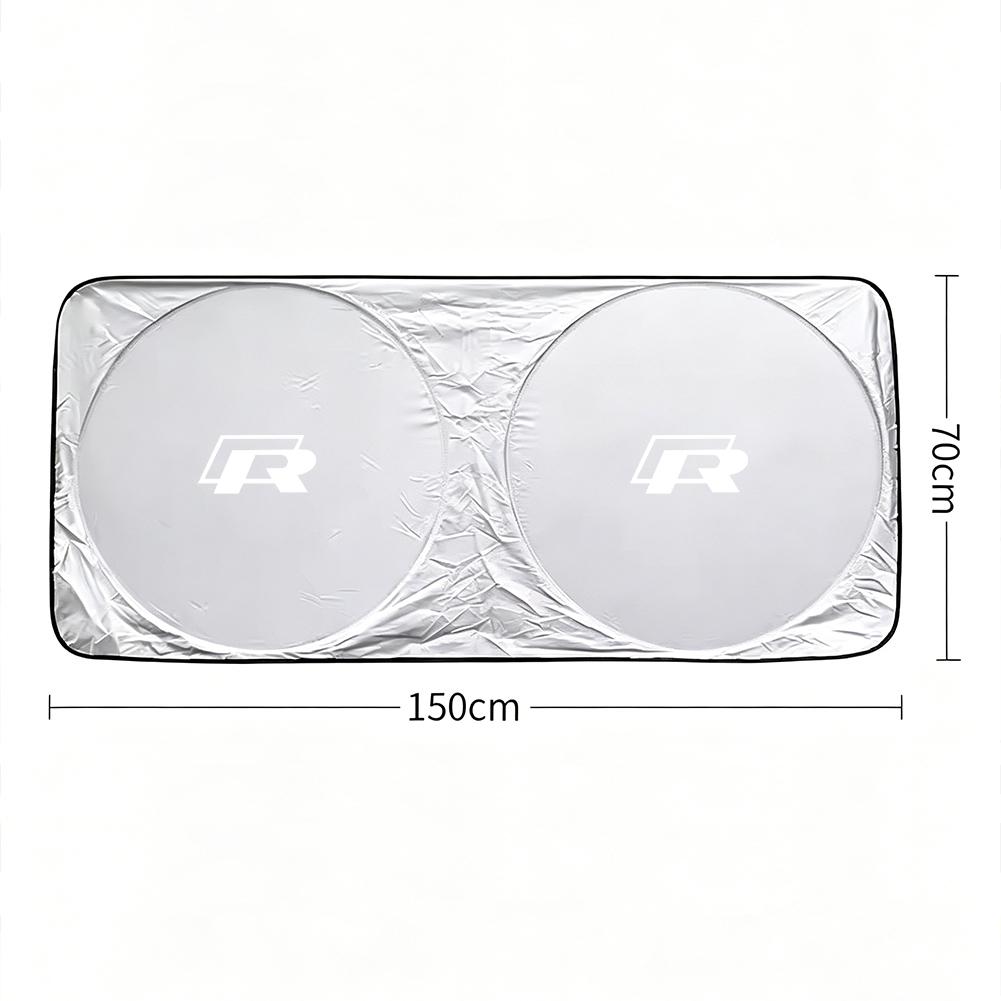 Car Front Windshield Sun Shade UV Resistant Sunshade Accessories For VW Golf T‑Roc Tiguan Polo Passat T‑Cross Taigo ID.4 ID.7