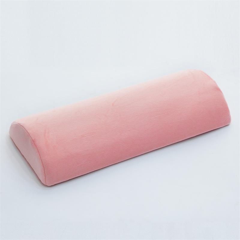 1 PC Half Moon Bolster Pillow Ankle Knee Support Quality Memory Foam Filling for Legs Knees Lower Back Head Office Home Travel