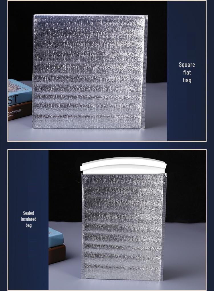 Aluminum Foil Insulated Food Bag for Heat & Cold Preservation