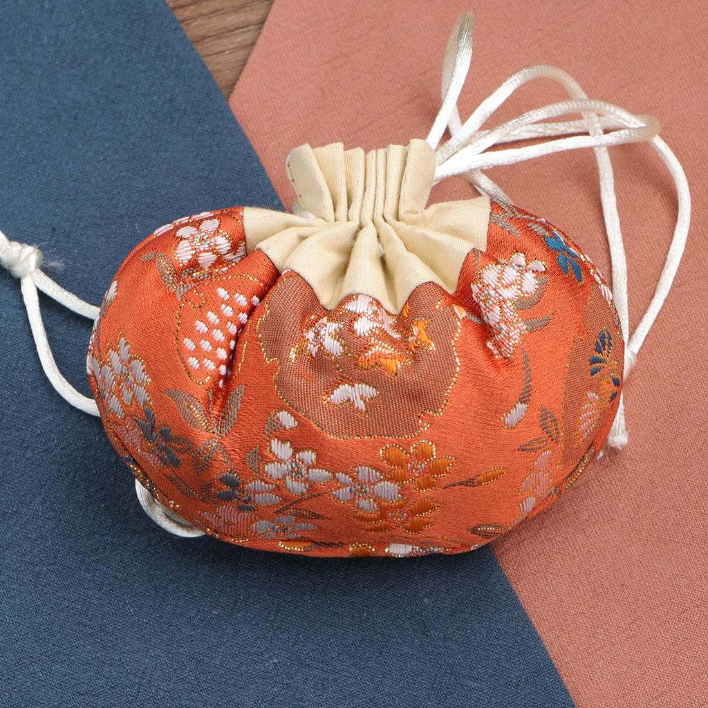 Dragon Boat Festival Hanfu Scent Sachet: Embroidered Mosquito Repellent Coin Purse Necklace