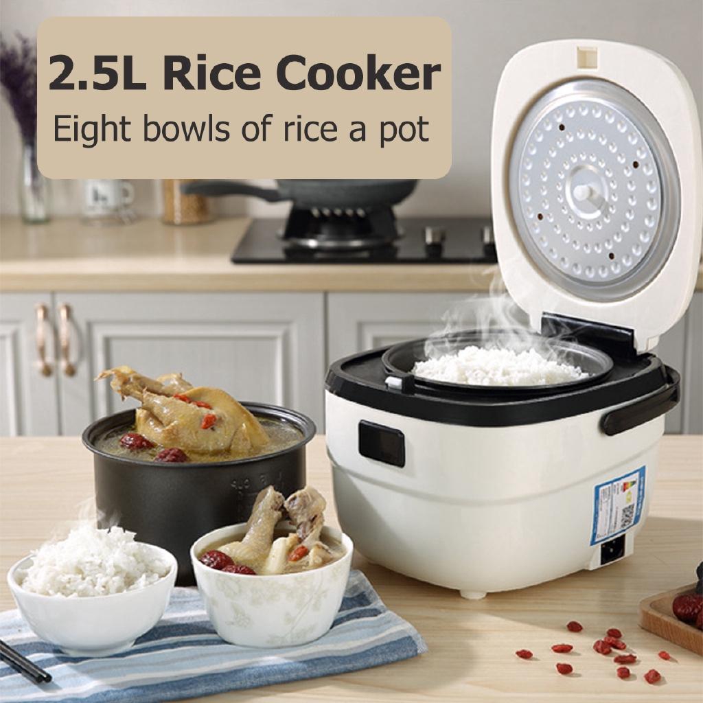 New 220V 400W 2.5L Electric Rice Cooker Machine Multifunction Cooking Steamer Smart Automatic 5 layer Non-Stick