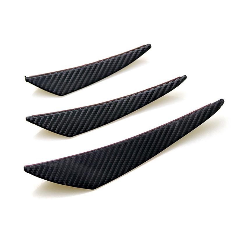 6 Pezzi Canard Tuning Auto Valance Chin Decorazione Auto Universale Labbro Paraurti Anteriore Diffusore Splitter Alette Spoiler Carrozzeria