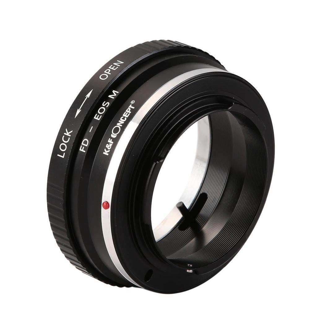 Concept Lens Mount Adapter FD Mount Lens to Canon Mount with Aperture Ring K&F KF-FDEM (Canon EF-M Adapter)