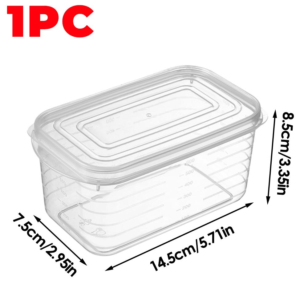 Boîte de Rangement pour Réfrigérateur Congélation Légumes Fruits Organisateur de Réfrigérateur Congélation Viande Boîte Fraîcheur avec Couvercle pour Rangement de Cuisine