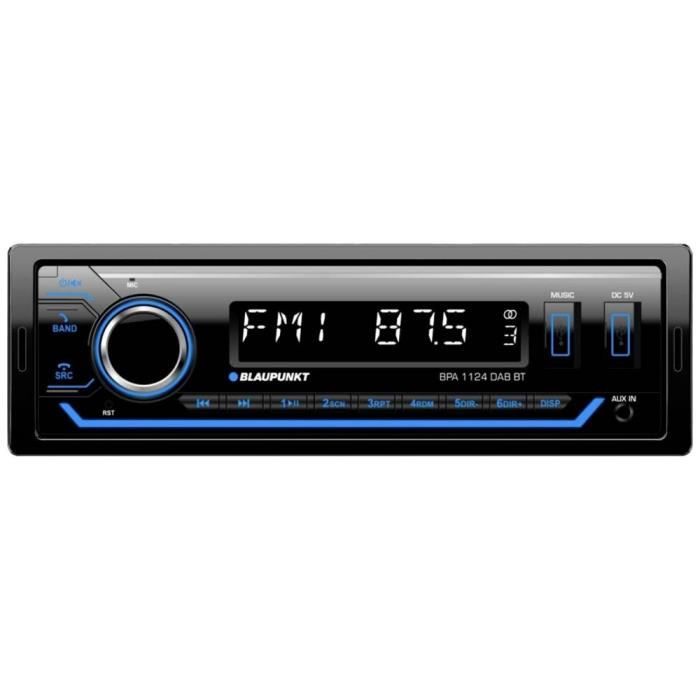 Autoradio blaupunkt bpa 1124 dab bt kit vivavoce bluetooth, sintonizzatore dab+