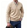 Autumn And Winter Multicolor Men'S Sweaters, Stand-Collar Base Layers, Knit Shirts, Men'S Warm Sweaters
