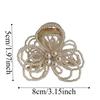 Waterproof Pearls Flower Shark Clip Elegant Sweet Grain-like Beads Hair Claw White Exquisite Handmade Beads Hairgrips for Gifts