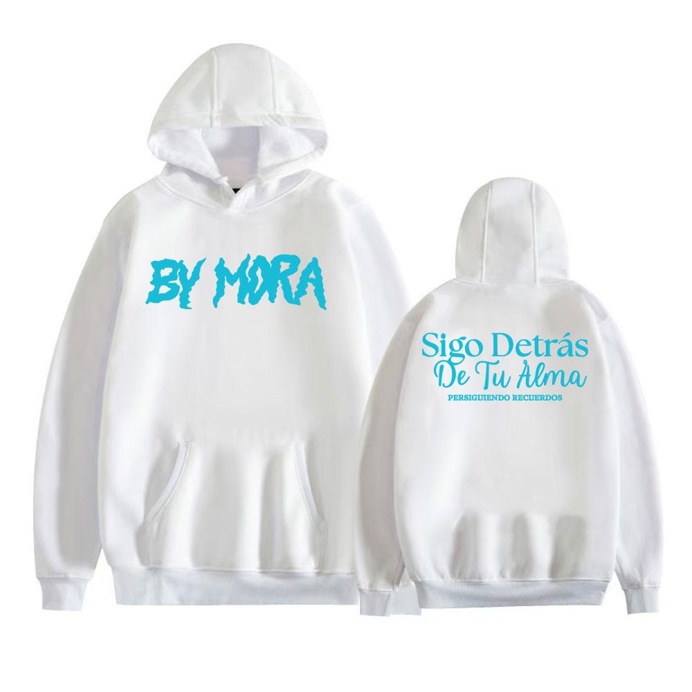 Rapper Mora Sigo Detras De Tu Aema Hoodies Men's Clothing Vintage Gothic Sweatshirt Autumn Winter Casual Loose Hoodie Streetwear