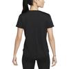 New Nike Dri-FIT Swoosh Women's Short-Sleeve Running Top Black FB4697-010