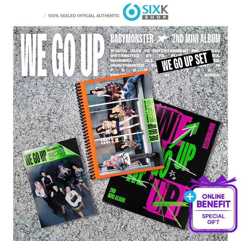 [Pre-ordine] BABYMONSTER 2° MINI ALBUM [WE GO UP] (+Vantaggio online)