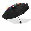 1pc Colorful Spiral Automatic Folding Umbrella - 8-Rib Automatic Open/Close, Large Canopy, Portable for Office, Living Room, Bedroom yy251217104