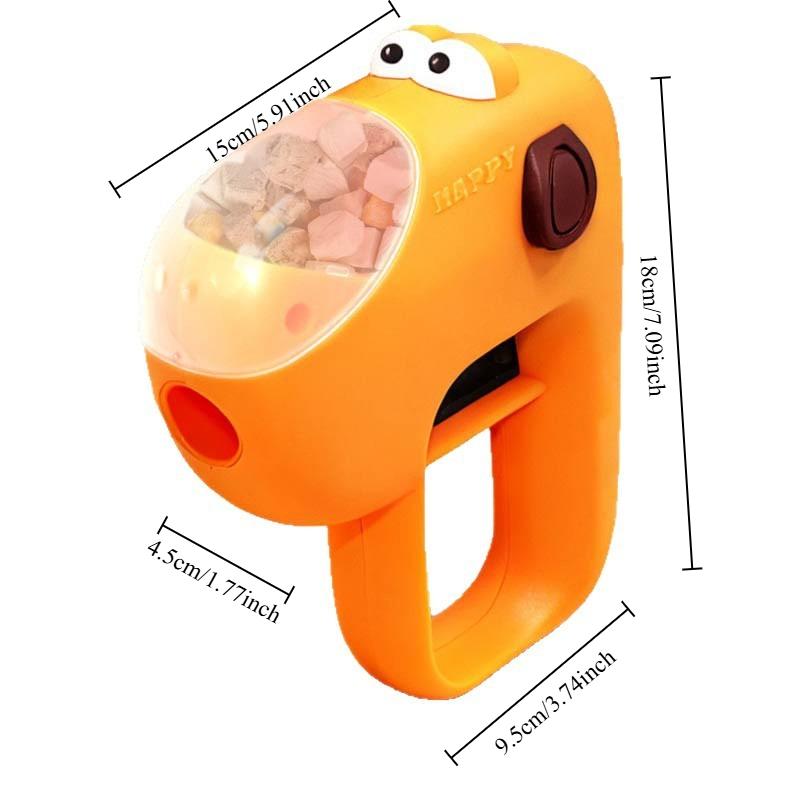 

Pet Treat Launcher Cat Dog Fun Toy Freeze Dried Snack Dispenser Boredom Relief Tease Puzzle Training Leakage Feeder