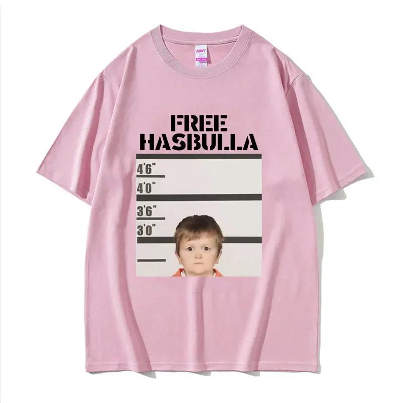 Funny Hasbulla Meme Pattern Tshirt For Unisex Fashionable And Casual Oversized Tshirt Short Sleeved Tshirt Street Wear
