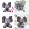 Peluche Cantante Nascondino Pelle di Elefante con Imbottitura in Cotone PP per il Gioco dei Bambini