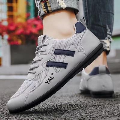 Men's Shoes 2025 Breathable Sports and Leisure Shoes with Soft Soles Lightweight and Versatile, Single Shoe Sports Shoes