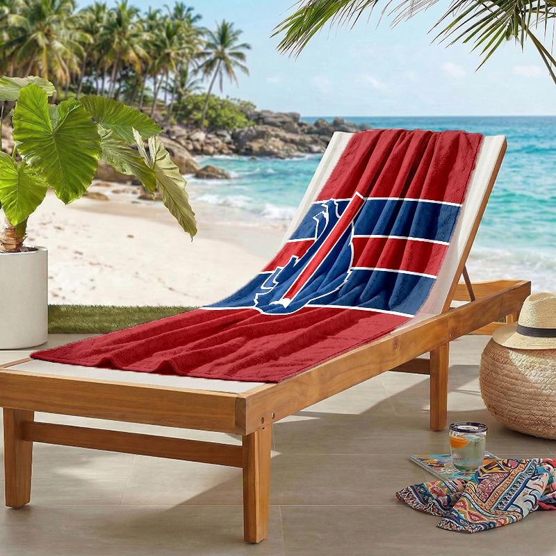 Bills Team Fashion Beach Towel: Ideal for Summer Adventures Soft, Absorbent and Quick Drying Suitable for Swimming and Bathing