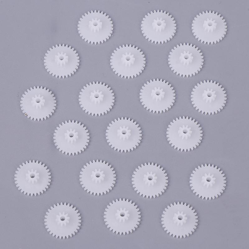 20 sztuk plastikowych kół zębatych 30 zębów, Model 30102B Redukcyjne ślimakowe koła zębate do samochodu RC, robota, silnika, modelu DIY, części zamienne