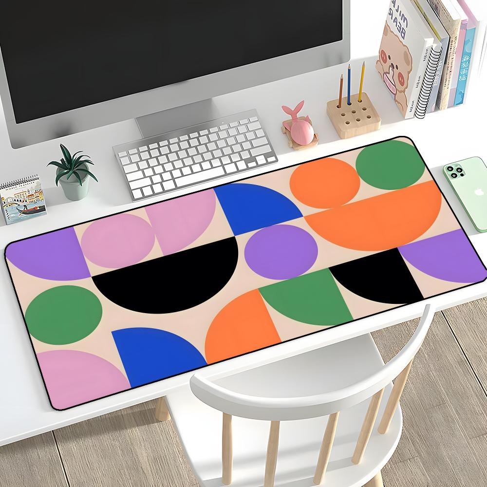 

Bauhaus Geometric Mouse Pad Rubber Mat Laptop Xxl Mousepad Notebook Gamer Computer Table Gaming Accessories 600x300x2mm
