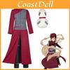Ninja Sand Ninja Feuer Schatten Gaara Cosplay Kostüm Halloween Anime Gaara Cosplay Outfit Auf Lager