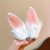 2pcs Rabbit Ear Hair Clip,Perfect for Costume,Sweet Colors and Water Drop Design,Suitable for All Season,Festive Hair Accessory