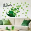 St. Patrick's Day Hat Wall Stickers Suitable for Bedroom Living Room Festive Atmosphere Decoration Stickers