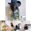 Moderne Kinder Canvas Brusttasche mit geometrischem Muster für den täglichen Gebrauch und die Schule