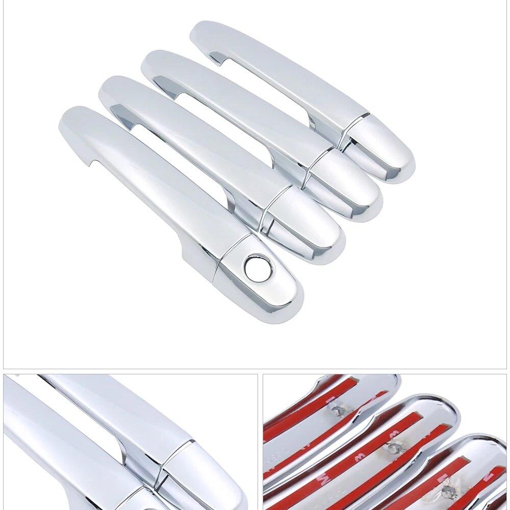 Chrome Handles Cover Trim Set for Toyota Corolla 2010 Accessories E140 E150 2007~2013 Car Styling Stickers 2008 2009 2011 2012