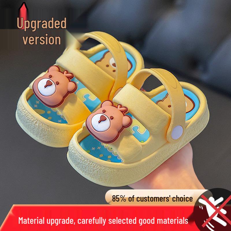 2026 Kids' Closed-Toe Summer Beach Slippers for Toddlers - Girls & Boys