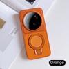 For Xiaomi 15 Ultra Case Xiaomi 15 Ultra Cover Xiaomi 15 Ultra leather Case Magnetic Bracket Magsafe Holder Stand Cover