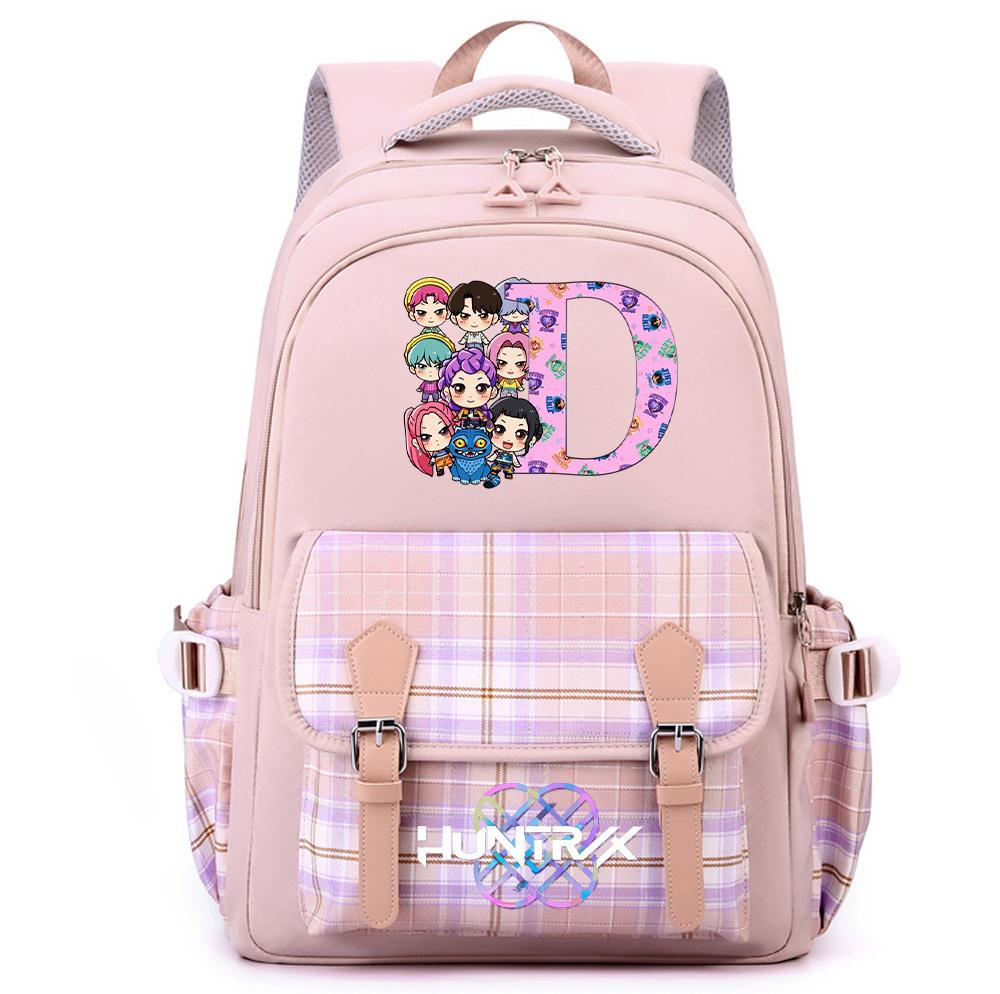 26 Liter Angielski K-Pop Nadrukowany Plecak o Dużej Pojemności dla Nastolatków Uczennic Uczniów Torba Szkolna Torba na Książki Damska Wodoodporna Torba Podróżna Mochila Prezent dla Dziecka