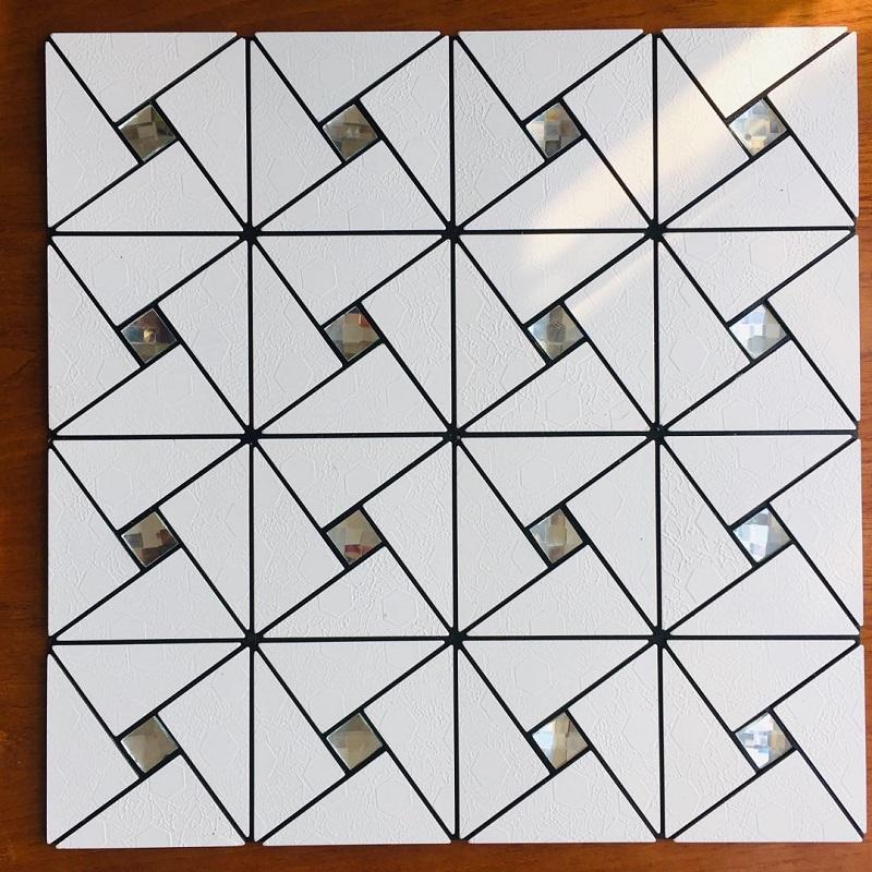 Mosaic Sticker Wall Tile Self Adhesive Backsplash Kitchen Bathroom Washbasin Living Room Home Background KTV Decor Wall Decals