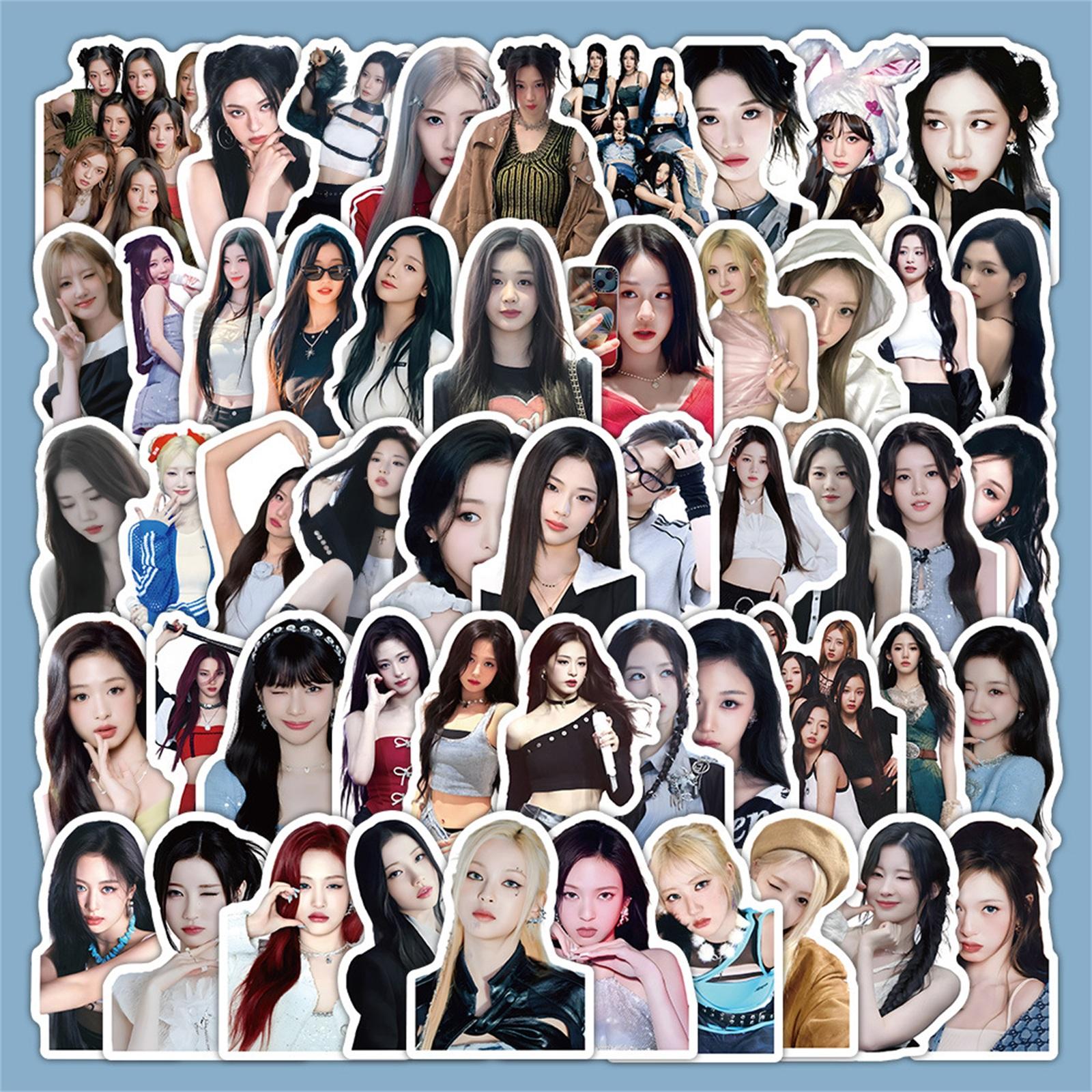 

64 Stickers For Korean Groups, Celebrities, Trendy Computers, Water Bottles, Phone Cases, Stickers one size