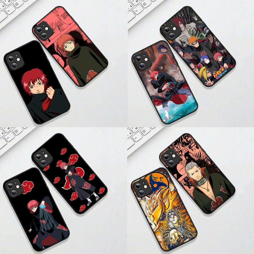 Akatsuki Narutos Sasori Itachi Uchiha Phone Case for Apple iPhone 17 Pro XS Max Air 6 7 8 Plus 5 + SE 2022 SE2 16E 8+ Cover