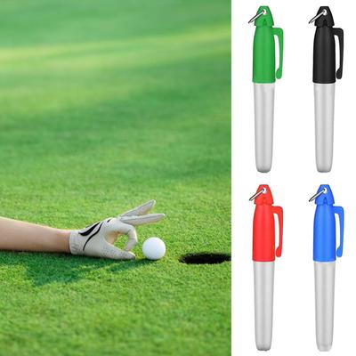 Golf Ball Liner Marker Pen Mini Waterproof Marker Pen With Hang Hook Template Drawing Tool Golf Sport Training Accessories