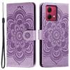 For Motorola Moto G84 5G Case PU Leather Mandala Imprinted Design Wallet Phone Cover