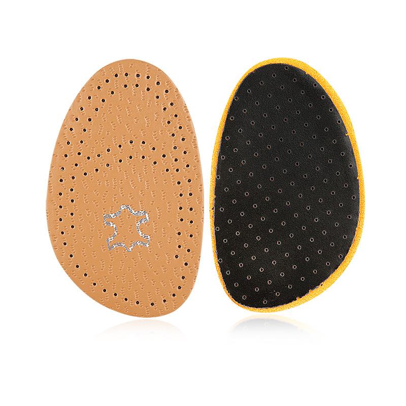 

Latex Leather Forefoot Pad High Heels Soft and Anti-wearing Half Pad Before коричневий